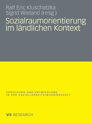 cover image of Sozialraumorientierung im ländlichen Kontext